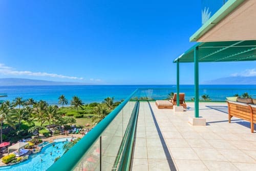 A large cruise ship sailing in the ocean.